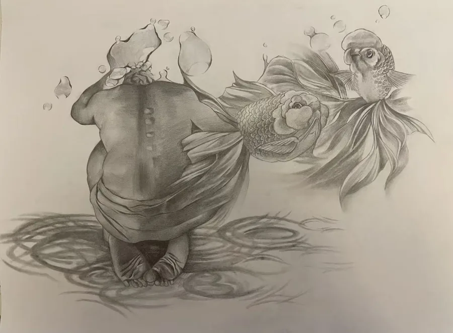 'Depth of Being' - Pencil Sketch